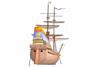 piratenschiff zum ausmalen und ausdrucken - malvorlagen