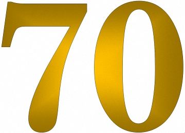 Malvorlagen Zahlen 70